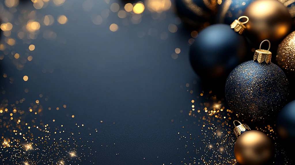 金色光耀新年卡