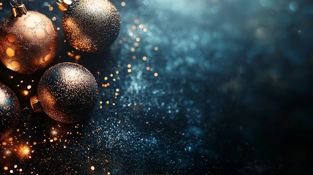 金色光耀新年卡