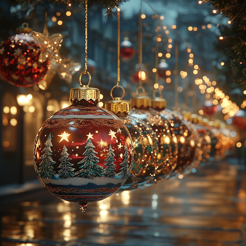 圣诞装饰悬挂空间