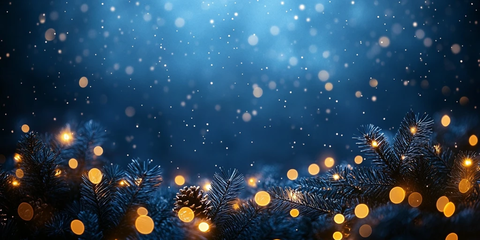 圣诞花环光斑灯