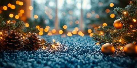 圣诞花环光斑灯