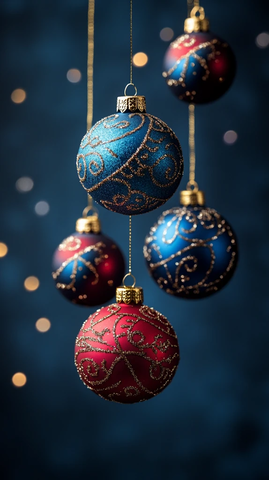 圣诞球与节日装饰