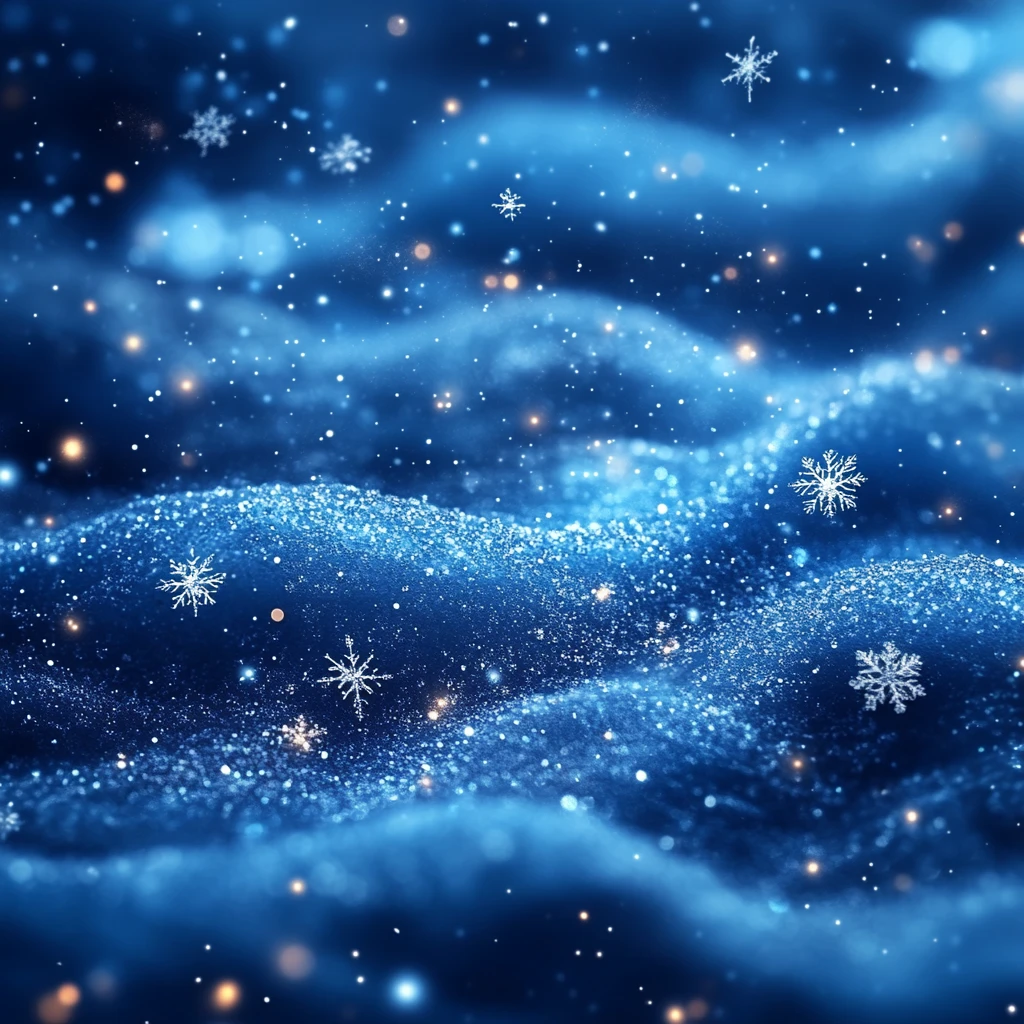 皇家蓝冬雪背景