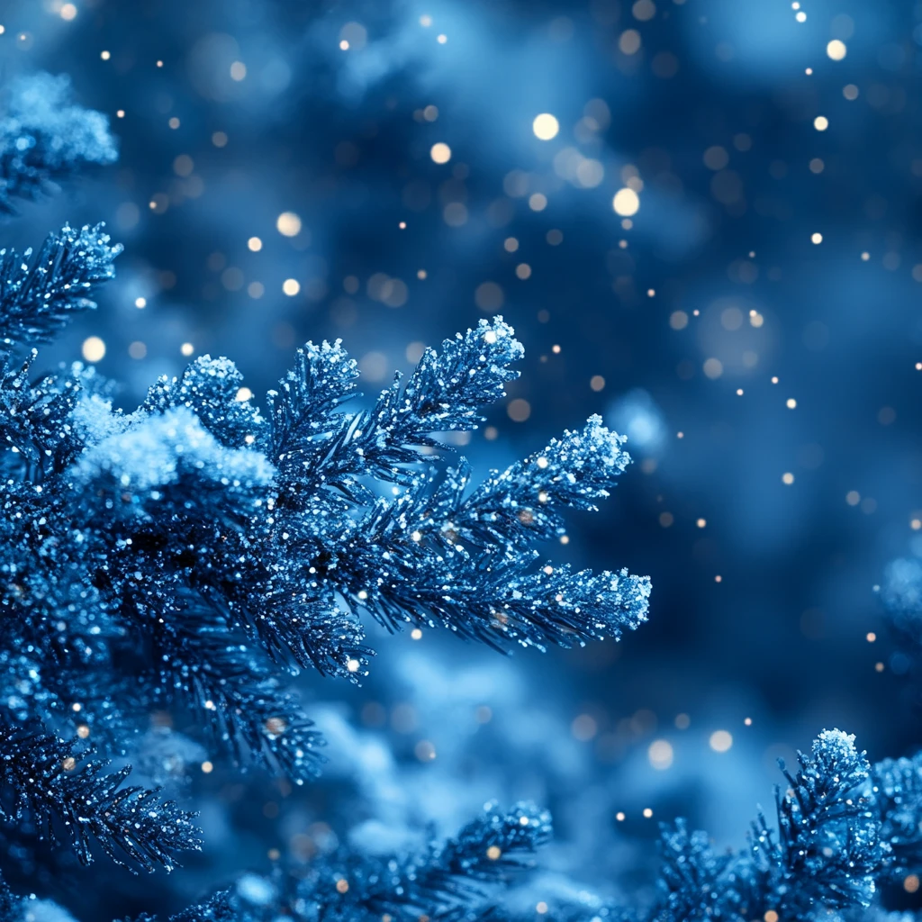 冬日晶莹背景图