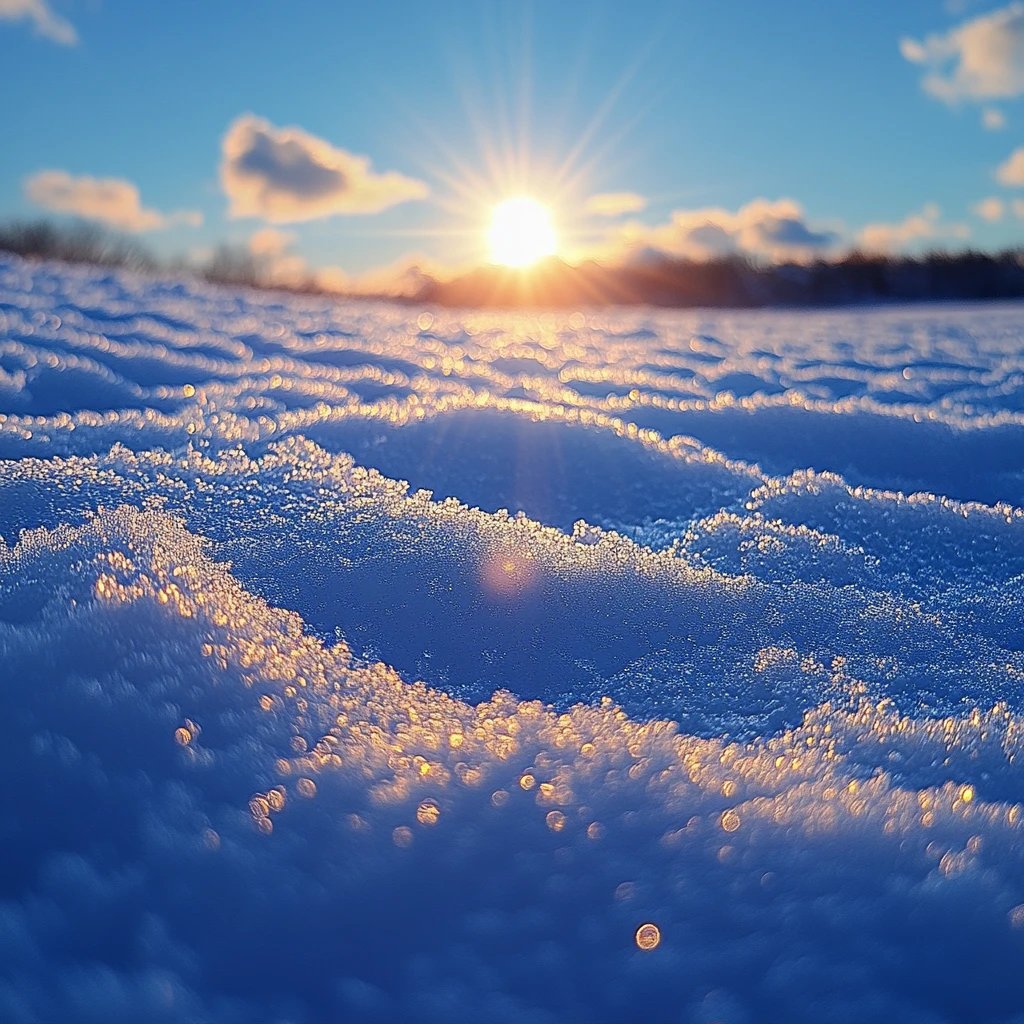 冰雪天空光晕