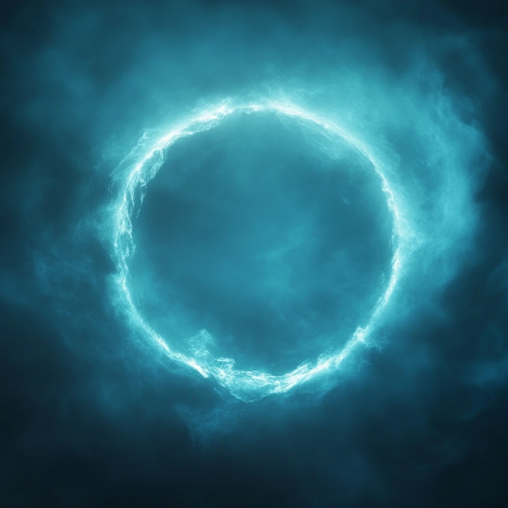 光晕背景蓝色渐变