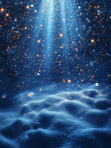 光影雪花舞台