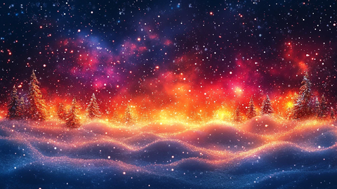 冬日圣诞曼陀罗