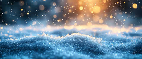 雪花与背景光