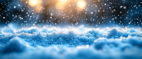 雪花与背景光