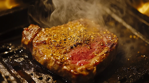 日式料理铁板烧厚牛排