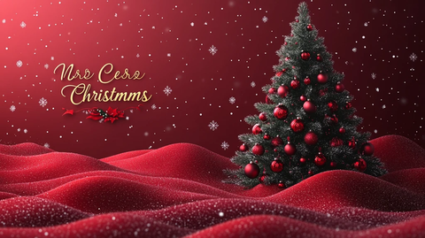 圣诞树卡片圆筒展示