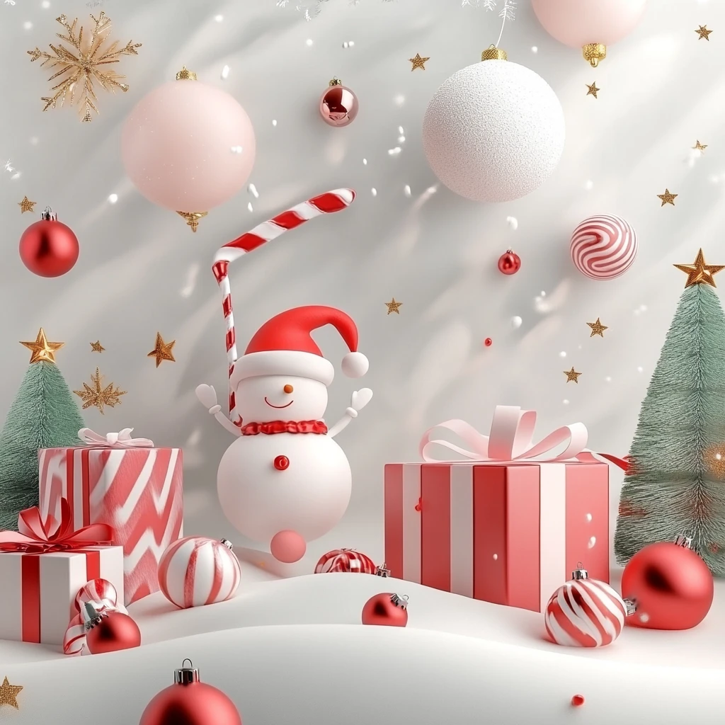圣诞背景墙饰