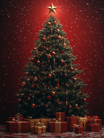 圣诞树礼物盒