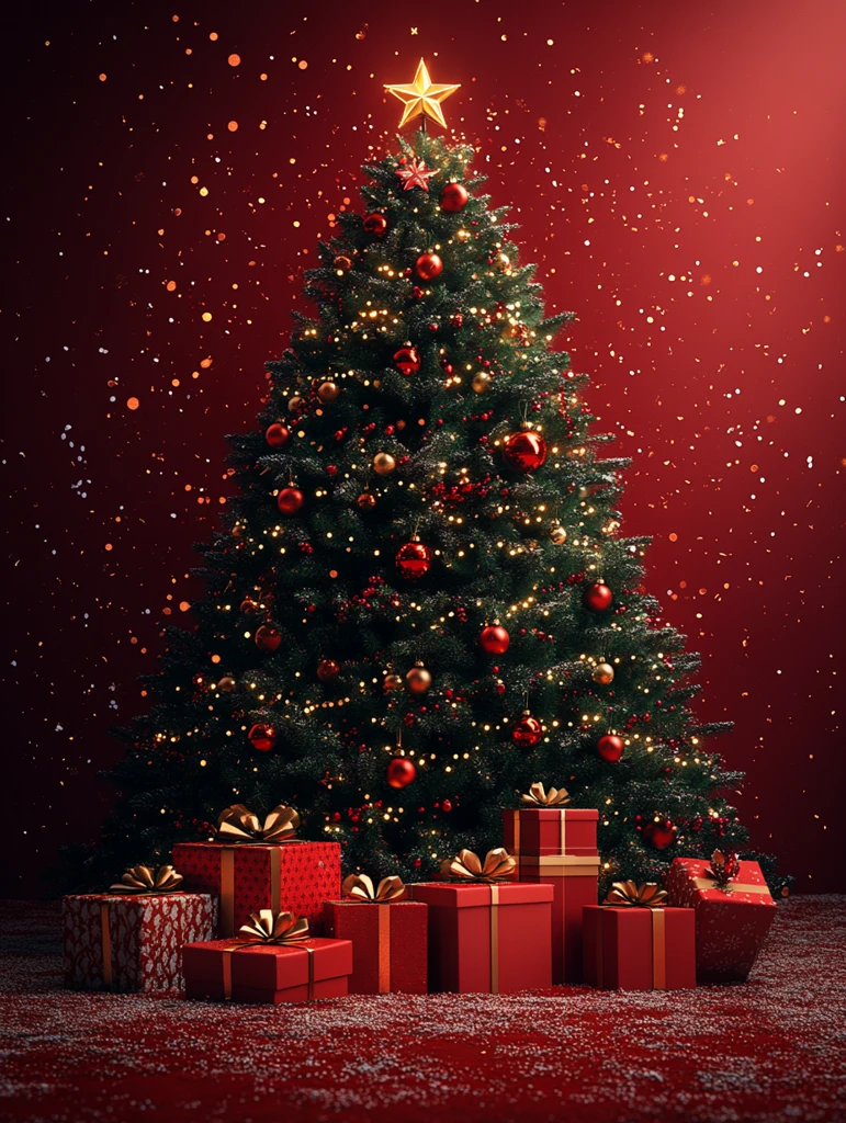 圣诞树礼物盒