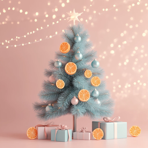 柑橘切片圣诞树