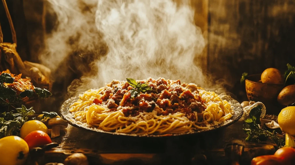 意大利美食肉酱面