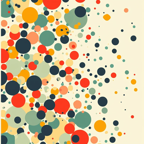 圆点抽象底纹