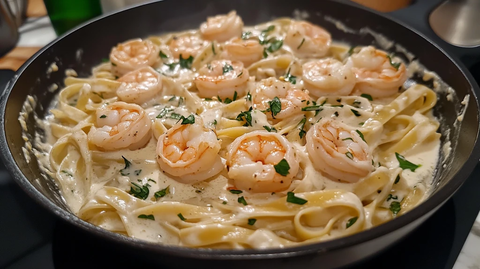 意大利虾仁面