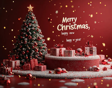 圣诞新年舞台模板