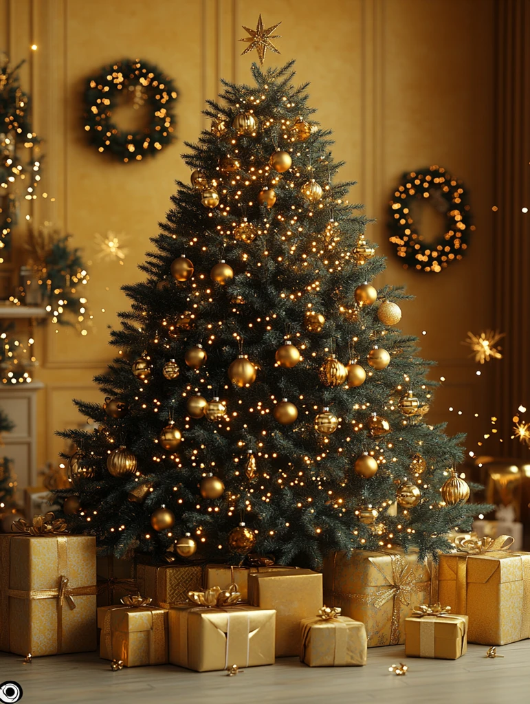 圣诞树礼品装饰