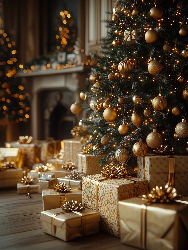 圣诞树礼品装饰