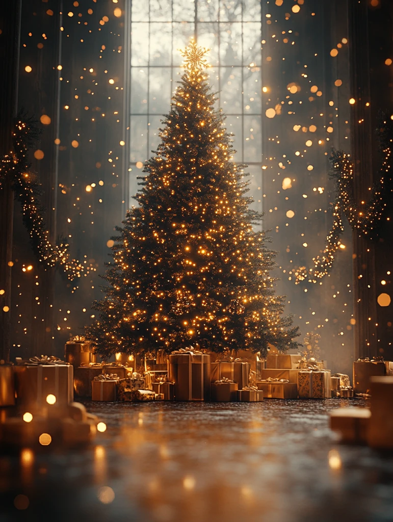 圣诞树礼品装饰