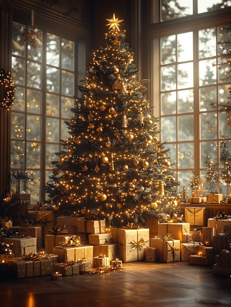 圣诞树礼品装饰