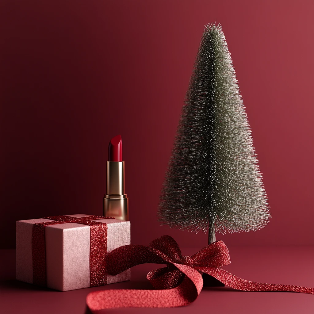 圣诞树礼物口红