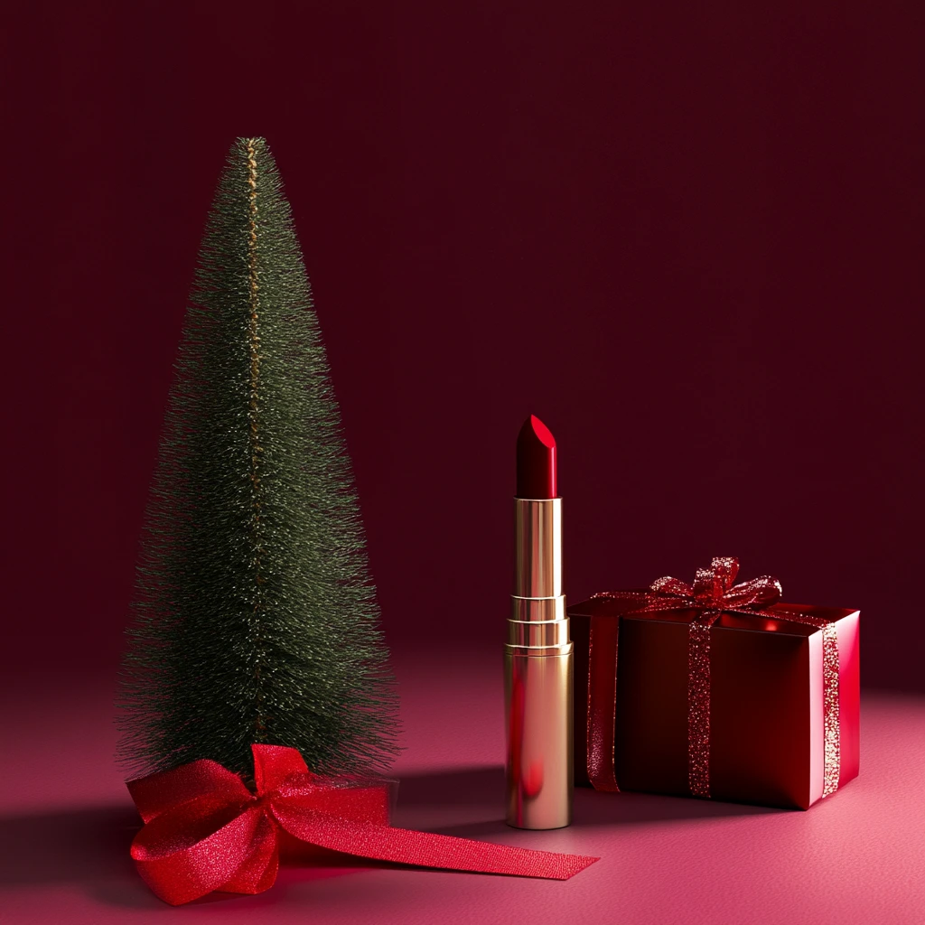 圣诞树礼物口红