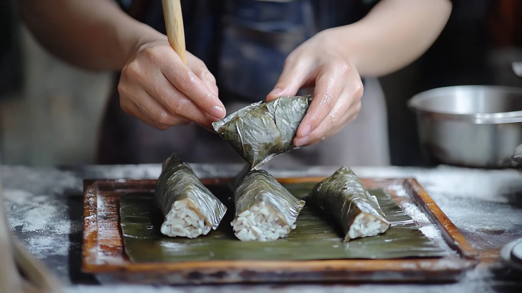 粽叶包饭