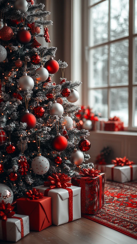 圣诞树挂满礼物