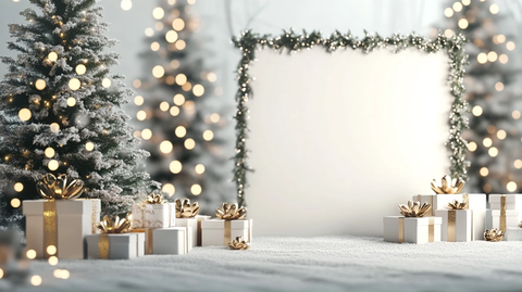 圣诞折扣广告海报