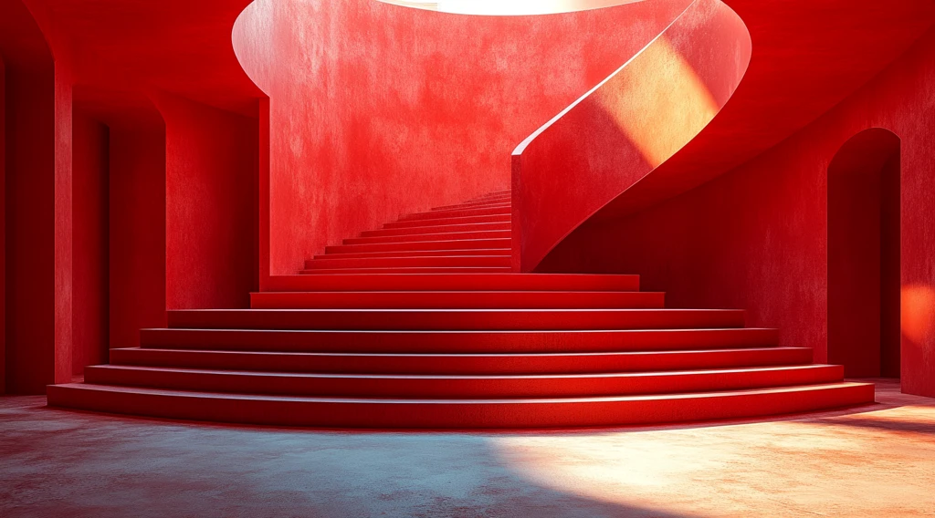 红色颁奖台背景