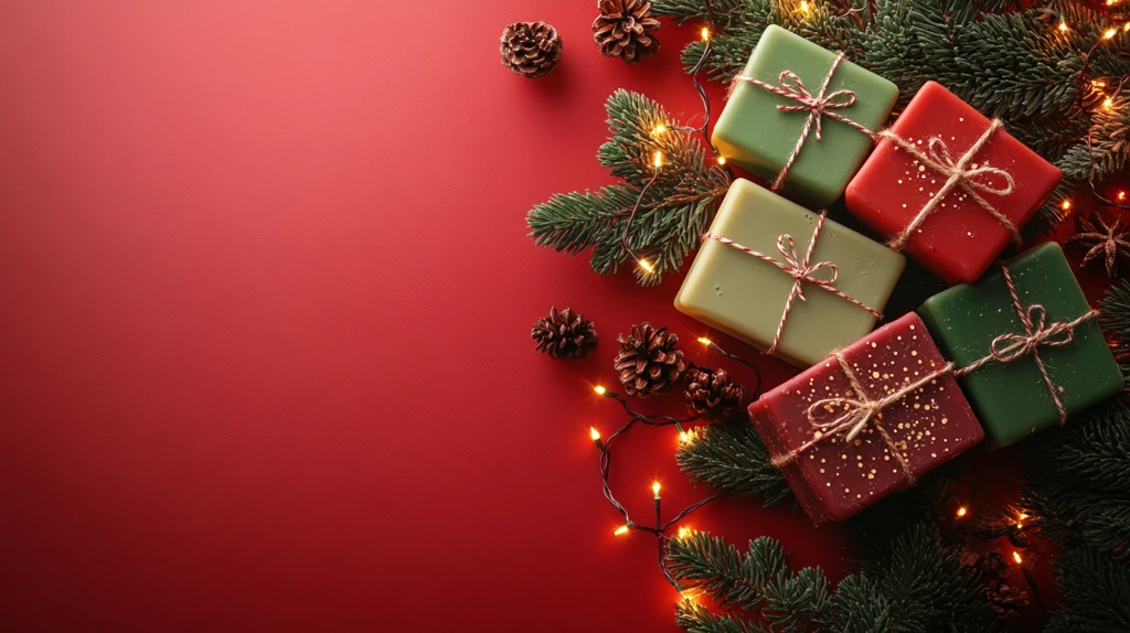 圣诞树与香皂装饰