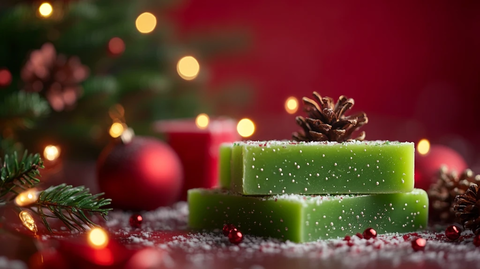 圣诞树与香皂装饰