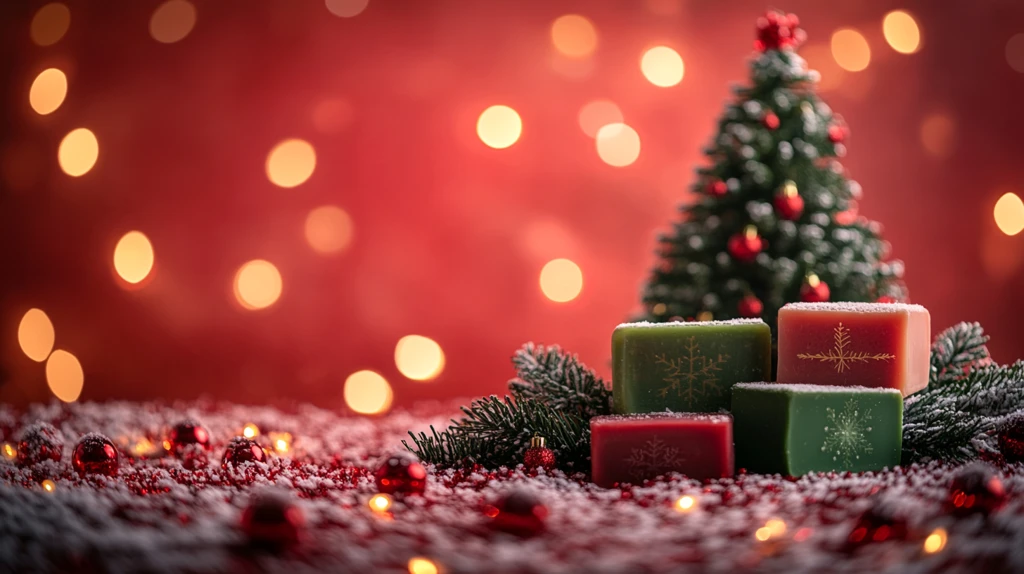 圣诞树与香皂装饰