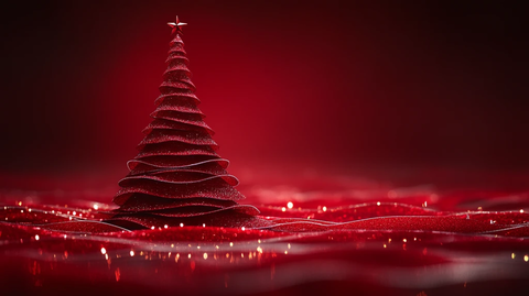 圣诞树胶带背景