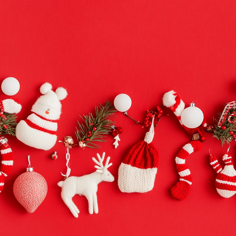 圣诞玩具摄影棚拍