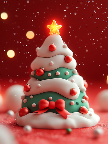 可爱圣诞树