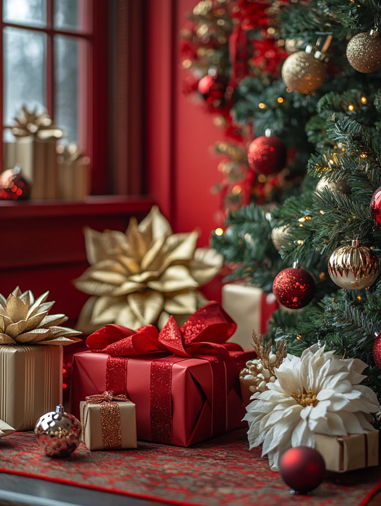 圣诞装饰产品摄影