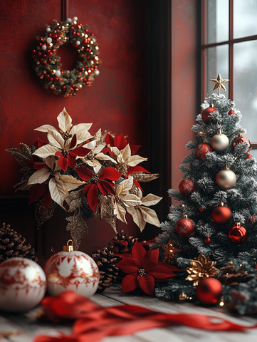 圣诞装饰产品摄影