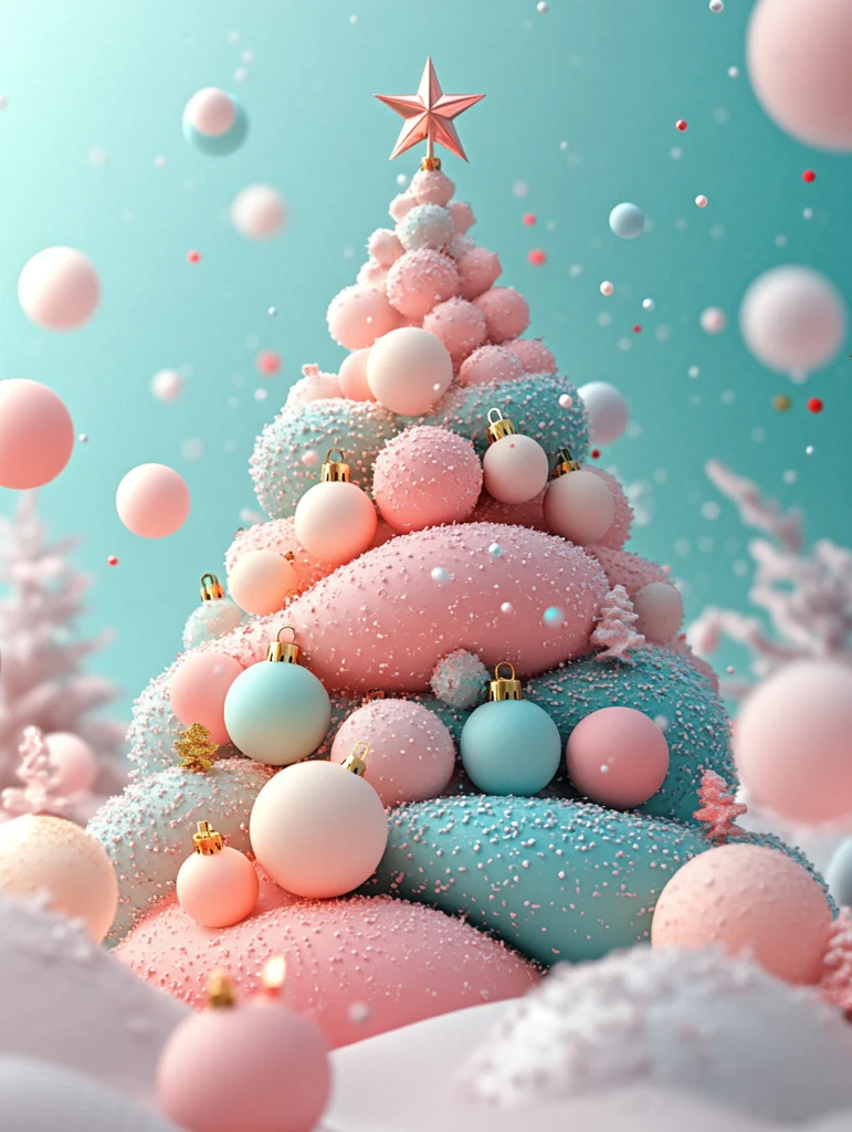 圣诞树三维图标