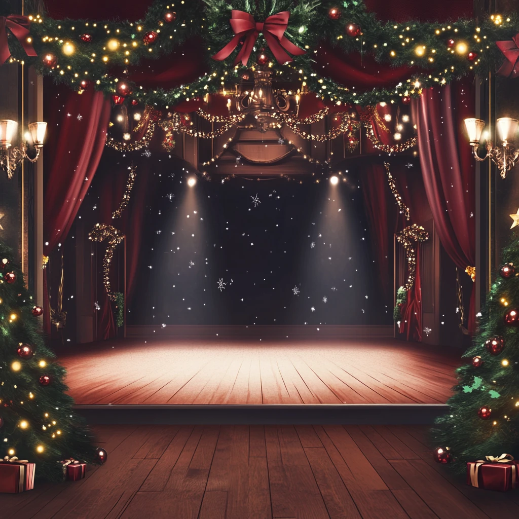 圣诞舞台装饰