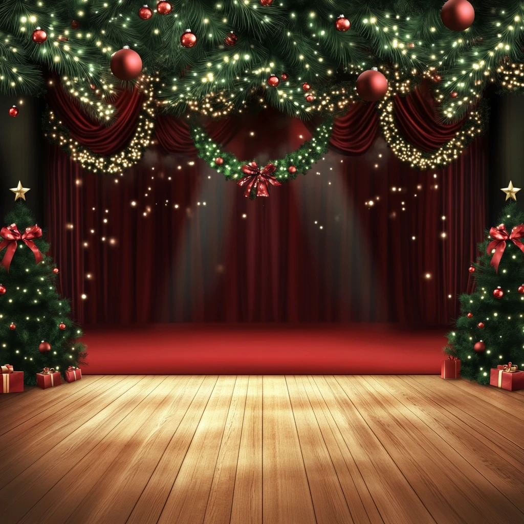 圣诞舞台装饰