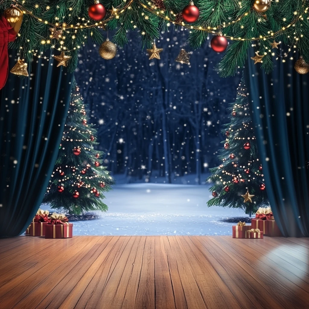 圣诞舞台装饰
