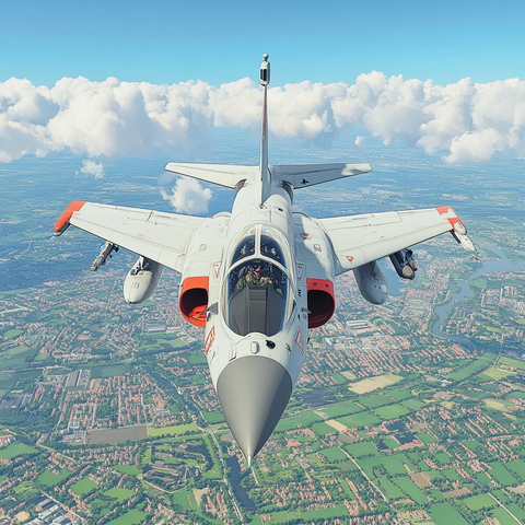 超级军机空中表演