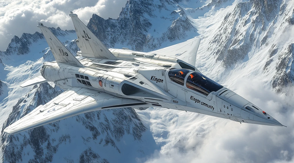 白战机飞越雪山