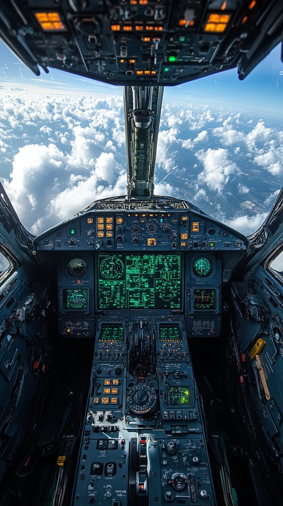 战斗机驾驶舱