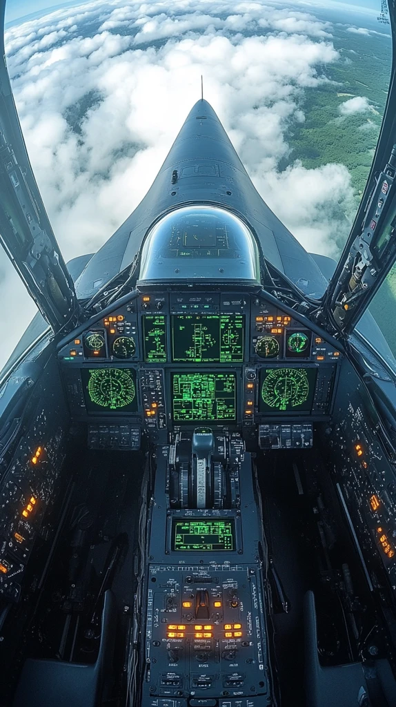 战斗机驾驶舱